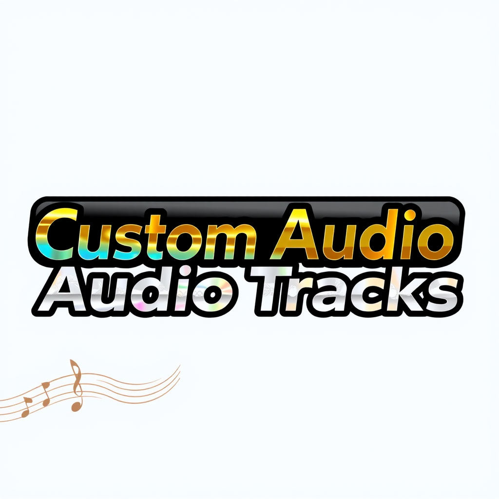 Custom Audio tracks, sound files.