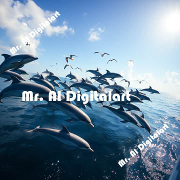 Dolphins in the Sun