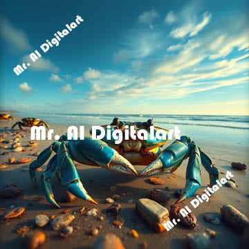 Blue Crab on the Beach