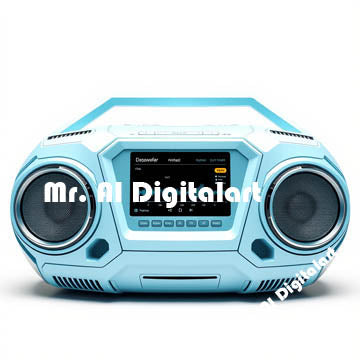 Blue Boom Box