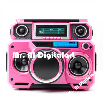 Pink Boom Box