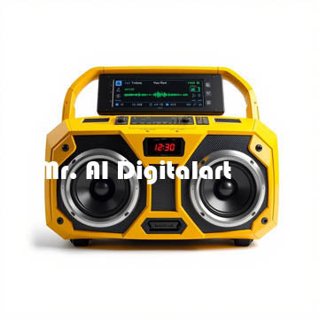 Yellow Boom Box