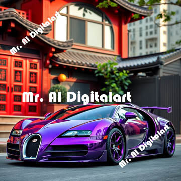 Purple Bugatti