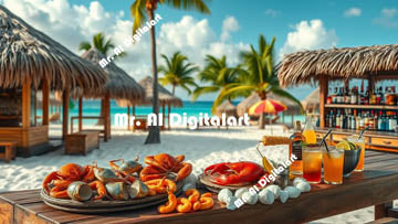 Clambake and drinks